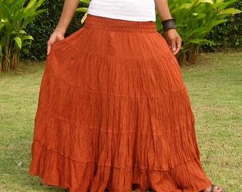 Long Maxi Skirt Tiered Skirt Hippie Skirt Bohemian Skirt | Etsy Long Maxi Skirt Tiered Skirt Hippie Skirt Bohemian Skirt | Etsy