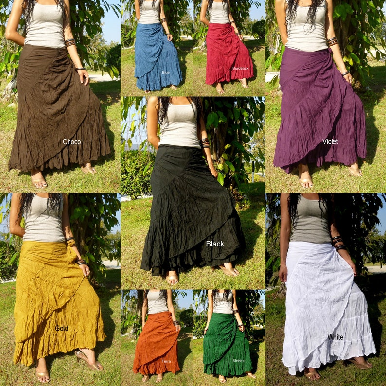 Sexy Wrap Skirt * Flamenco Skirt * Wrap Around Skirt * Skirts For Women * Sarong * Hippie * Bohemian * Boho * Gypsy * Festival *Thailand* SS 