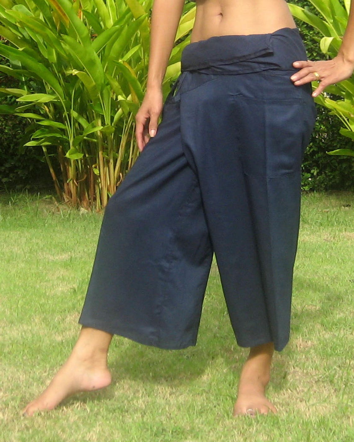 Capri Thai Fisherman Pants Thai Fisherman Trousers Wrap | Etsy