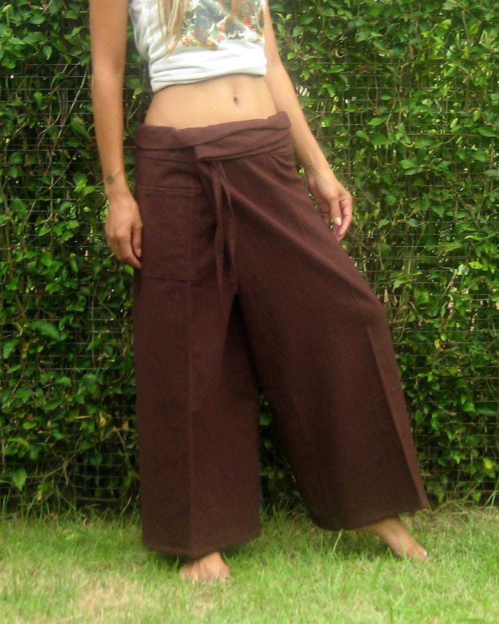 Thai Fisherman Pants Wrap Yoga Pants 