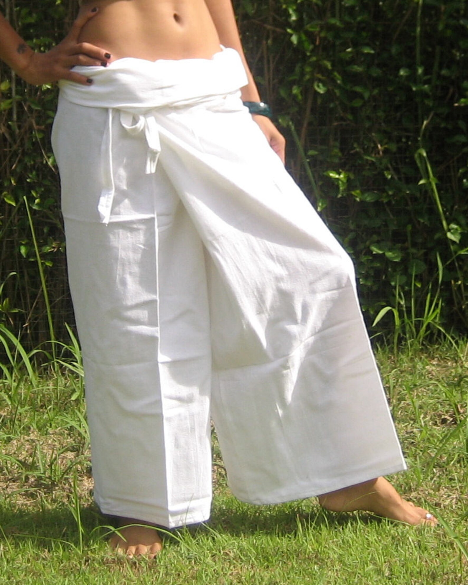 Thai Fisherman Pants Wrap Pants Hippie Pants Yoga Etsy