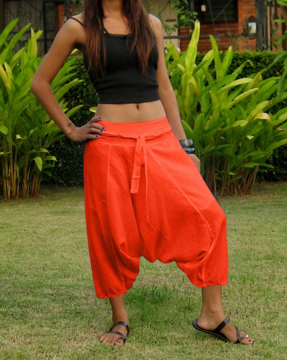 Cropped Yoga Harem Pants