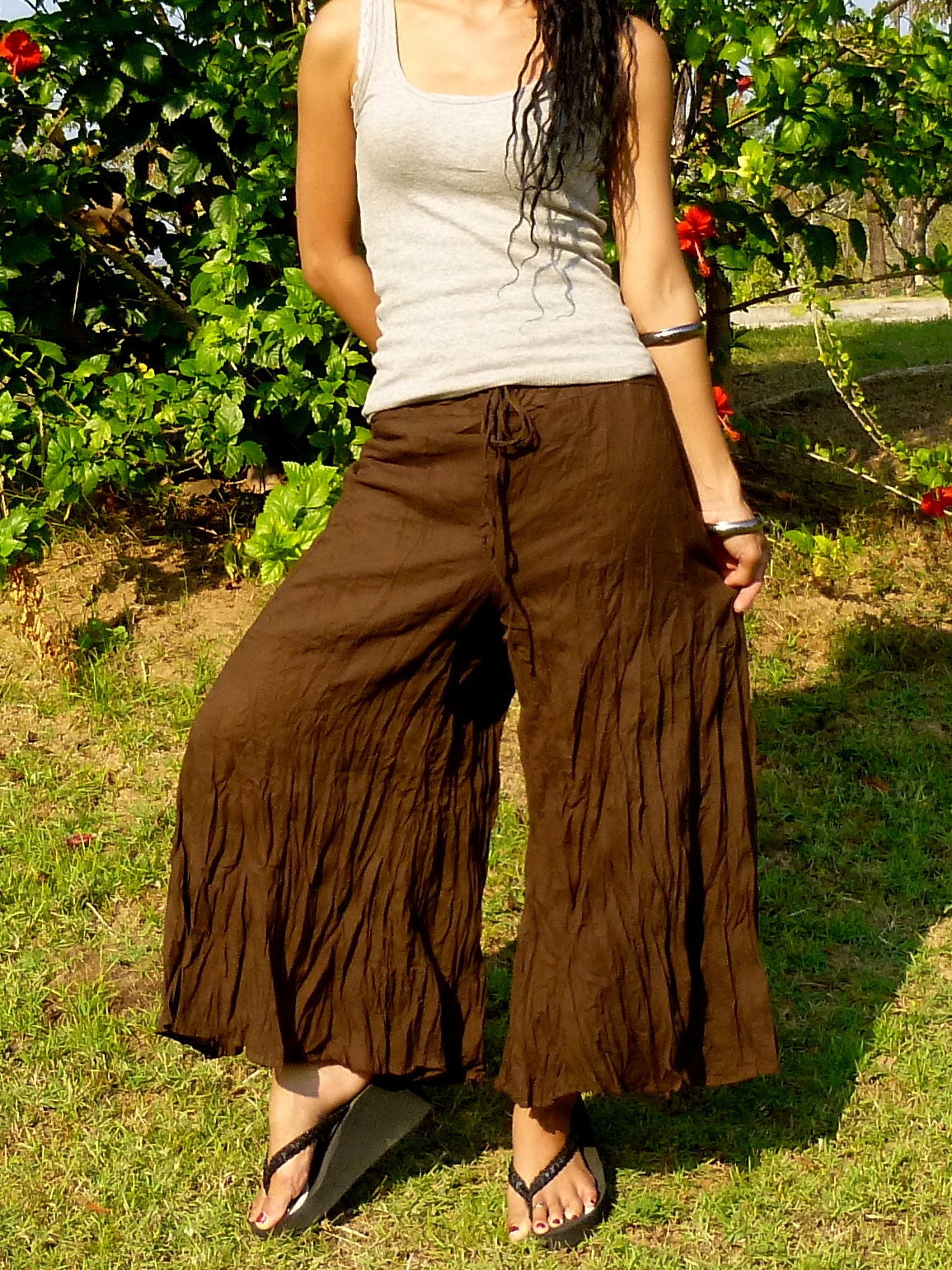 plus size gaucho pants