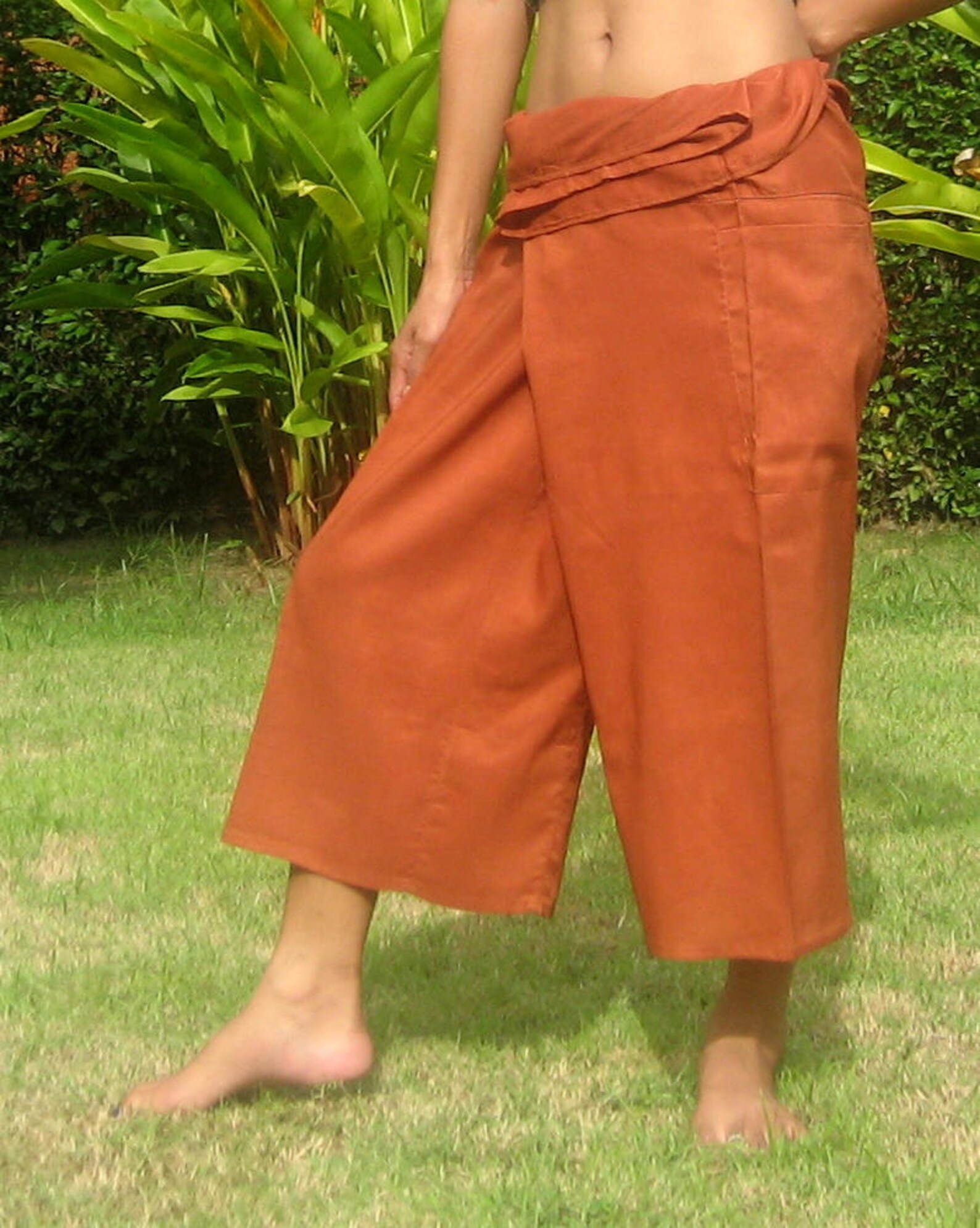 Capri Thai Fisherman Pants Thai Fisherman Trousers Wrap - Etsy