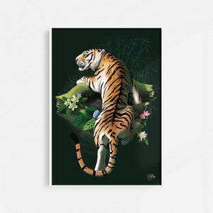 Sumatran Tiger - Fine Art Digital/Giclée Print A4/A3/A2/A1
