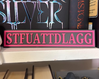 STFUATTDLAGG 通りの標識