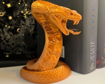 Cobra Bookends | Fantasy Bookshelf Decor