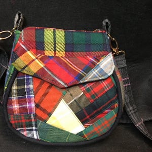 Tartan Small Bag.Ladies Purse. Hip bag, or  Sporran.