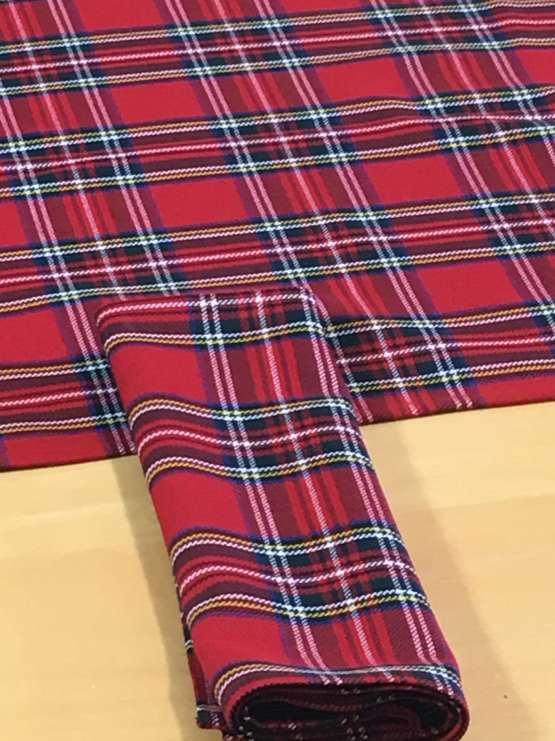 Tartan Table Runner and 68 Napkins. Royal Stewart Tartan. Etsy