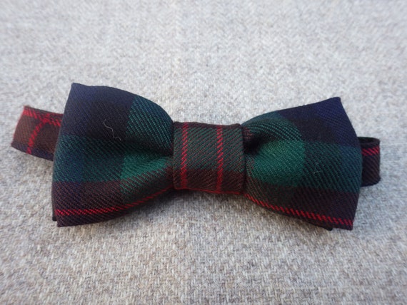 Burns Tartan Bow Tie Made In Scotland 100/% Wool