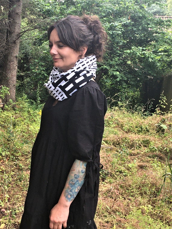 Cotton Scarf Shoulder Wrap Whole Body Wrap. Available in Two Sizes. Black and White Pattern Summer Holiday Shoulder Wrap. Etsy Canada