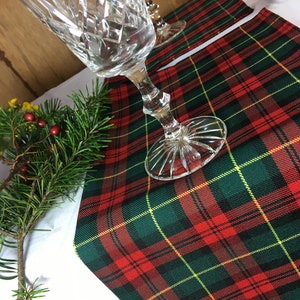 Table Napkins. Christmas  Table Decoration. Tartan Napkins. The Same Day Dispatch. Festive Spirit.