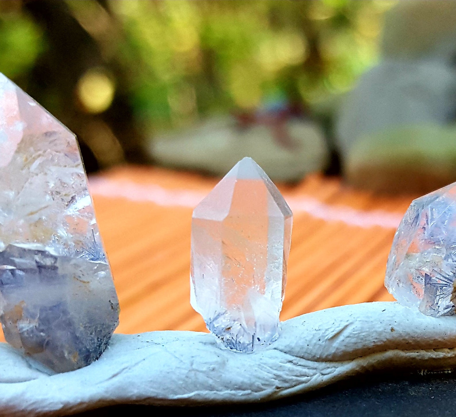Dumortierite Quartz Crystals Raw Blue Quartz Crystals Etsy