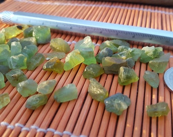 Peridot Crystals ~ Rough Peridot stones ~ August Birthstone ~ SOLD BY WEIGHT