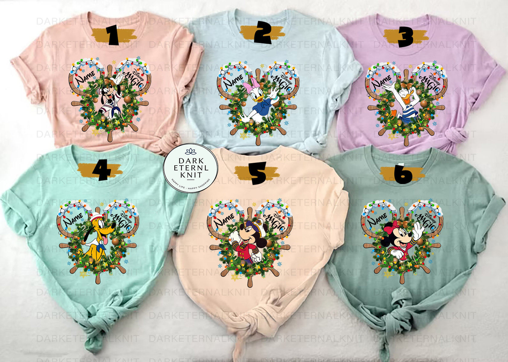 Personalized disney christmas cruise shirt
