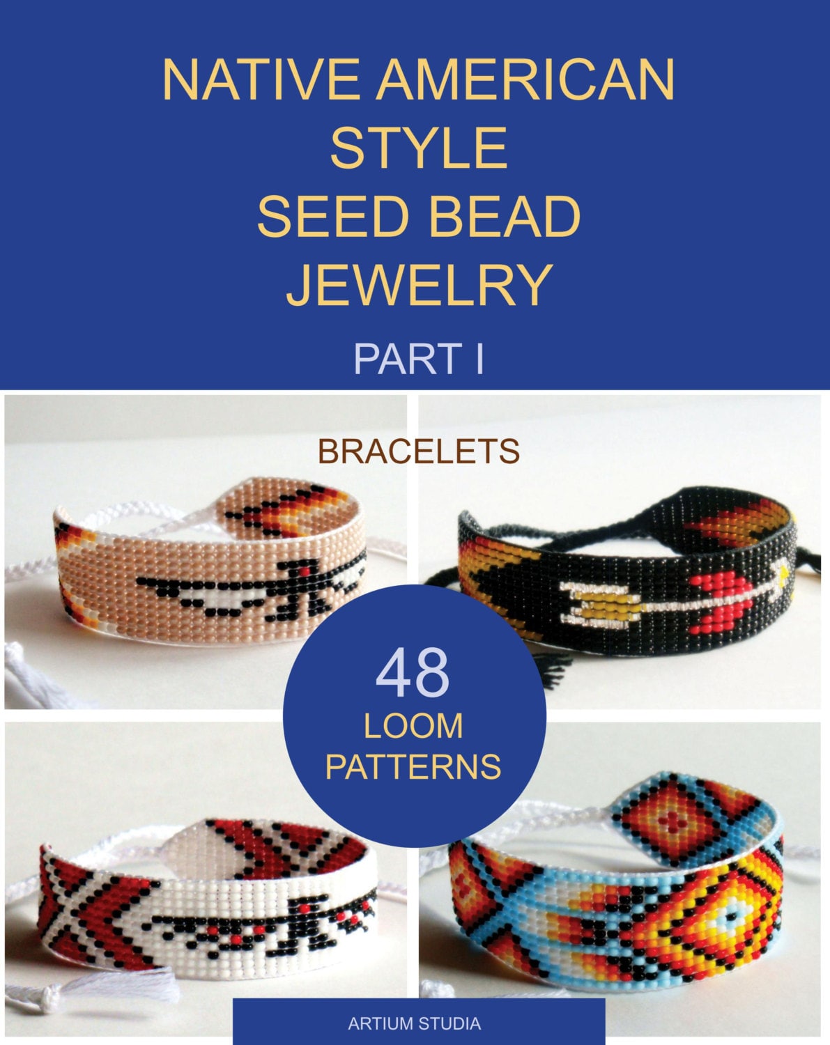 Native Lines Loom Bead Patterns for Bracelets Set of 10 Patterns