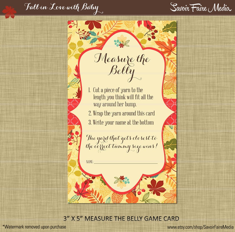 Fall Baby Shower Invitation Printable Bundle // Autumn Shower Etsy