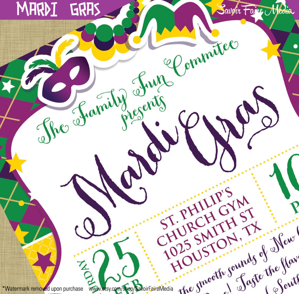 mardi gras party tickets 2025
