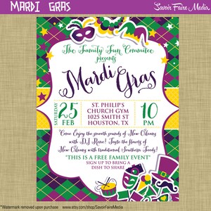 mardi gras ball ticket