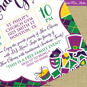 mardi gras ball ticket