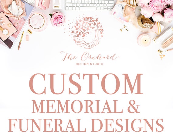 Custom Memorial Or Funeral Program Or Booklet Bookmark Prayer Card