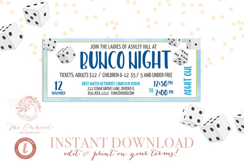 bunco-flyer-printable-bundle-instant-download-invitation-etsy