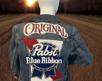 Vintage Pabst Blue Ribbon ナイロンジャケット Pabst Blue Ribbon Windbreaker – Pabst Blue Ribbon Store