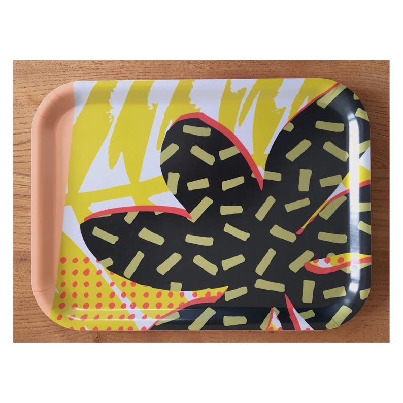 Small Rectangular Printed Drinks Tray image 2