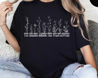 Vintage Wildflowers Shirt, Wildflowers Tee, Retro Wildflowers T-Shirt, Cowgirl Wildflowers Tee, Mothers Day Shirt, Vintage Floral Tee, Shirt