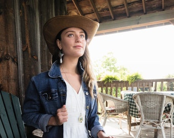 Orecchini Western Per Donna, Pendenti Boho Con Turchese, Leggeri Per Concerti Country E Festival - 5