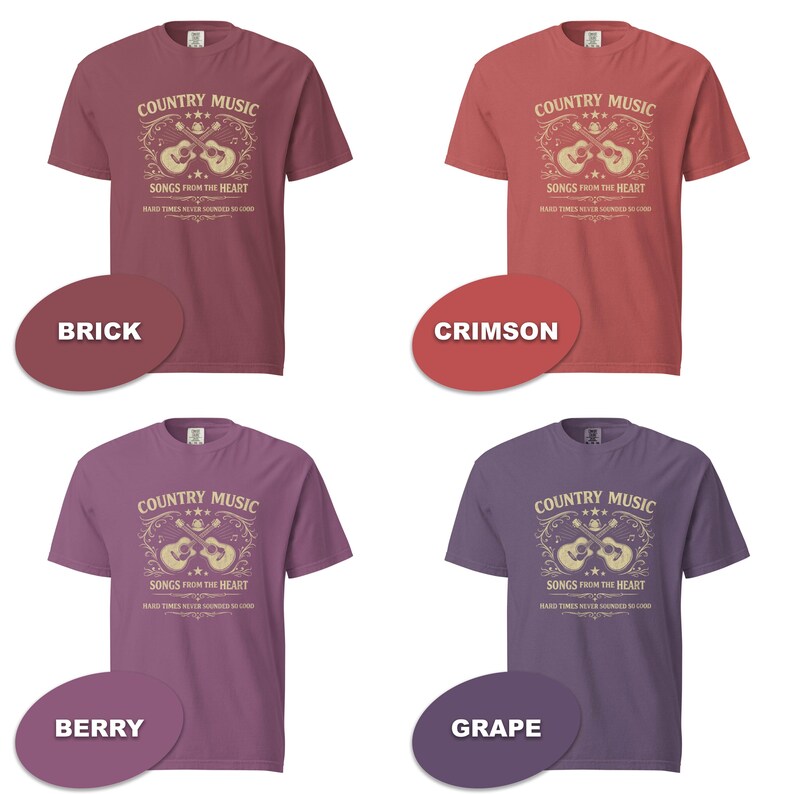 Country Music Shirt • Vintage Western Tee Comfort Colors® 1717 • Country Concert Gift image 7