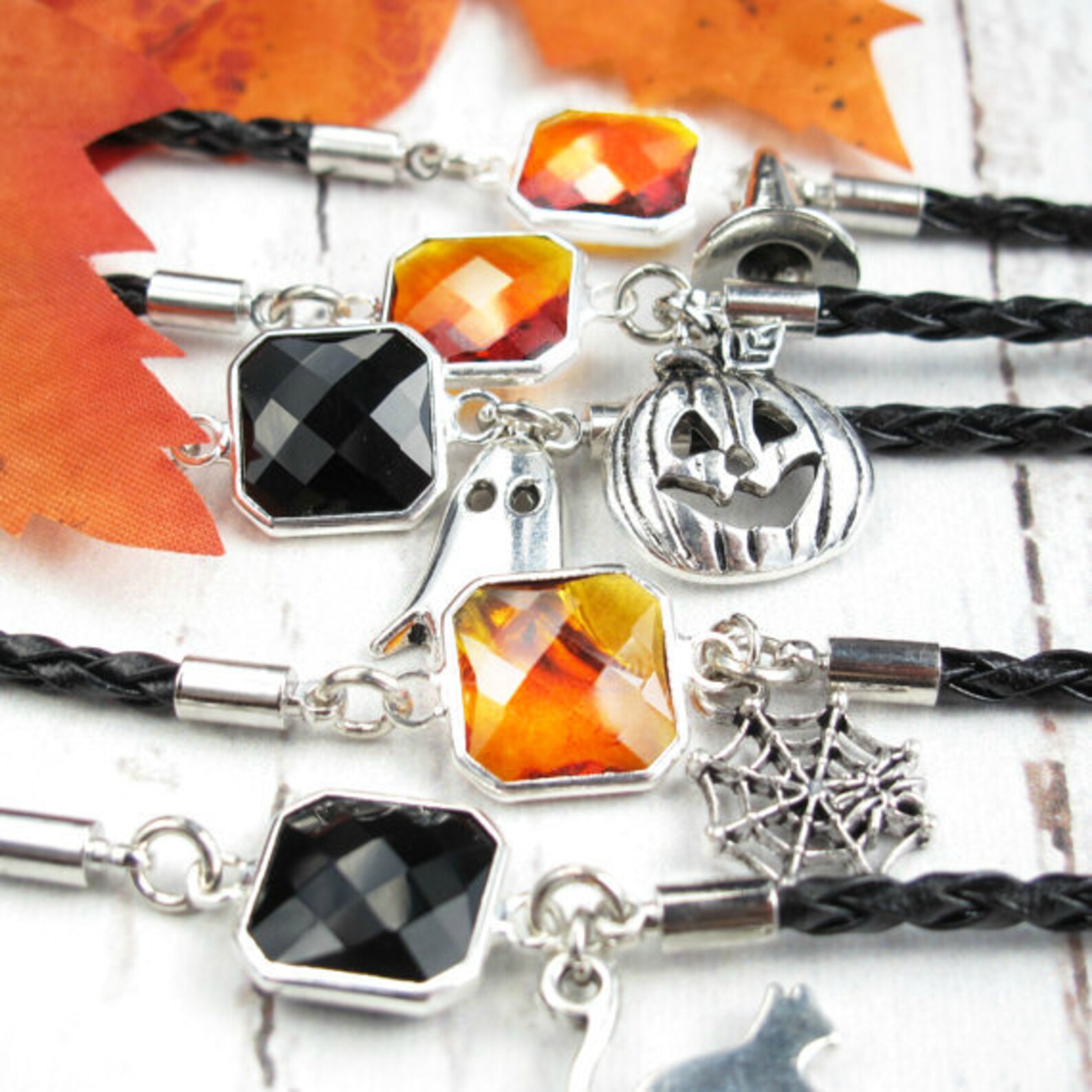 Halloween Jewelryhalloween Charm Braceletgifts for Etsy Canada