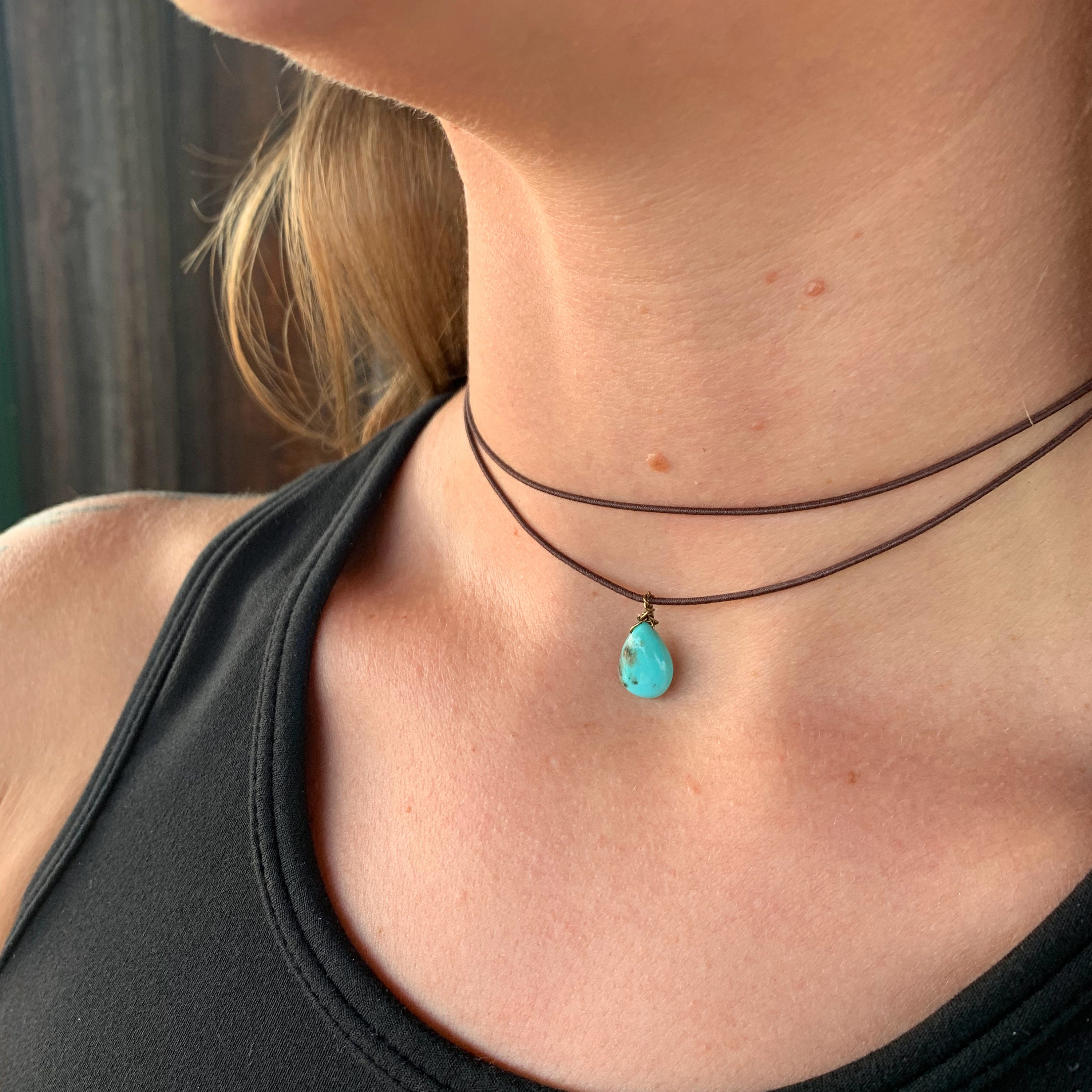Boho on sale choker necklace