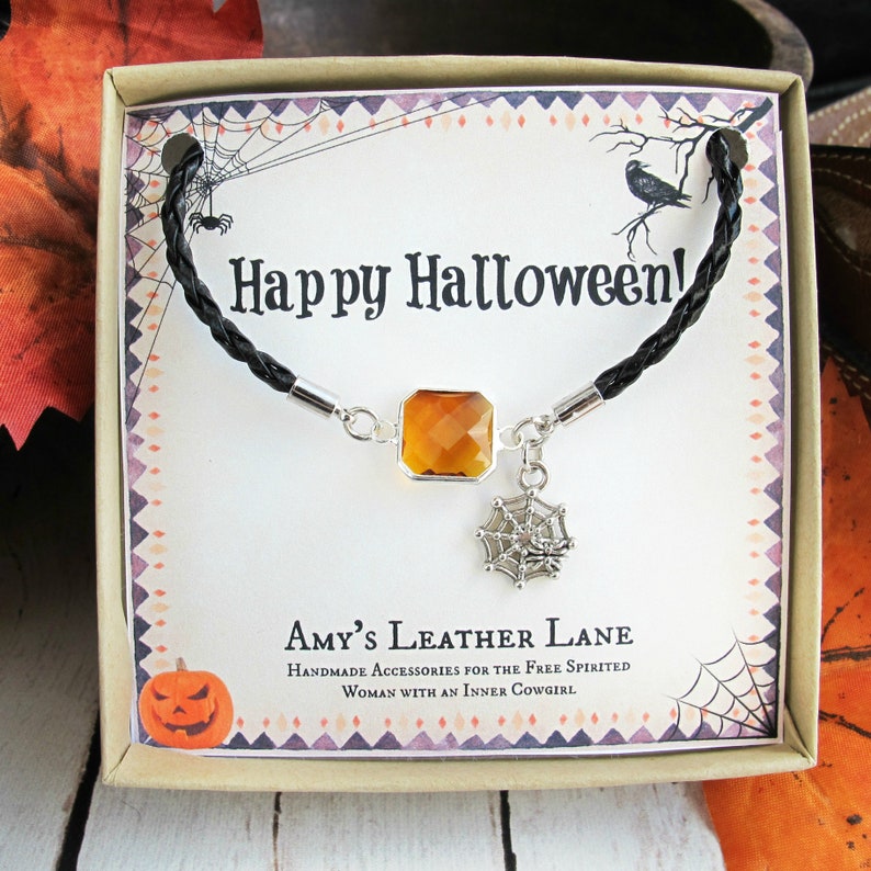 Halloween Jewelry-Halloween Charm Bracelet-Halloween Accessories-Black Cat Bracelet-Ghost Bracelet-Halloween Bracelets for Women-Witch Hat image 5