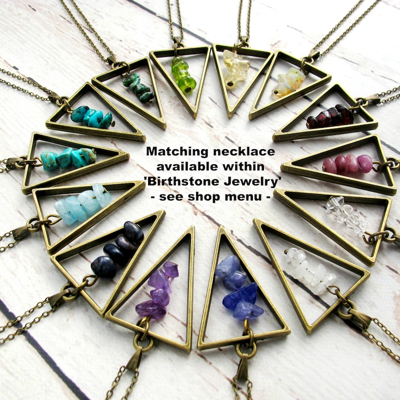 january birthstone white gold earrings