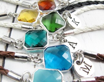 Oktober Geburtsstein Armband-Personalisierte Geburtsstein Armbänder-Oktober Geburtstagsgeschenke-Personalisierte Geschenke für Sie-Geburtsstein Schmuck Geschenk