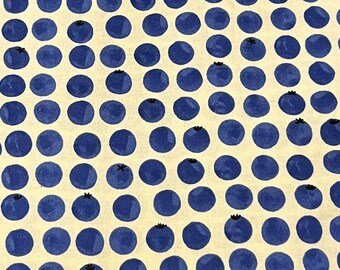 Blueberries *Custom Order 7" to 16" Cotton Top Windpro Back Light to Extra Heavy Reusable Cloth Pads Choose Size & Absorbency