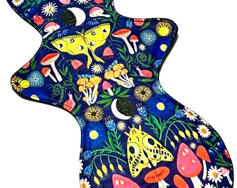 Cloth Pad | 16" Heavy Absorbency Performance Piqué Reusable Menstrual | Incontinence | Postpartum | Period | Plus Size | Overnight | XXL Pad