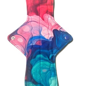 11" Cloth Pad Moderate to Heavy Stay Dry Reusable Menstrual Period Incontinence Ultra Thin Absorbent Organic Core Premium Eco Nontoxic