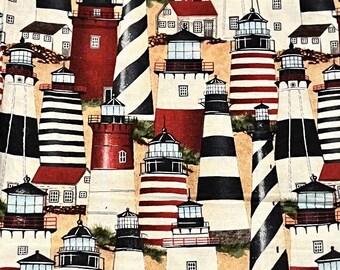 Lighthouses *Custom Order 7" to 16" Cotton Top Windpro Back Light to Extra Heavy Reusable Cloth Pads Choose Size & Absorbency