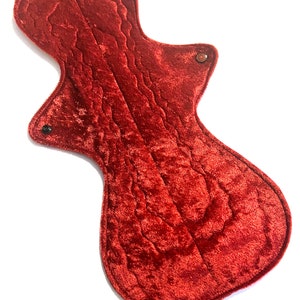 16 "Xheavy Saugfähigkeit Signature Luxus Crushed Samt Umweltfreundliche wiederverwendbare Tuch Menstruations-, Inkontinenz- oder Wochenbett-Pad