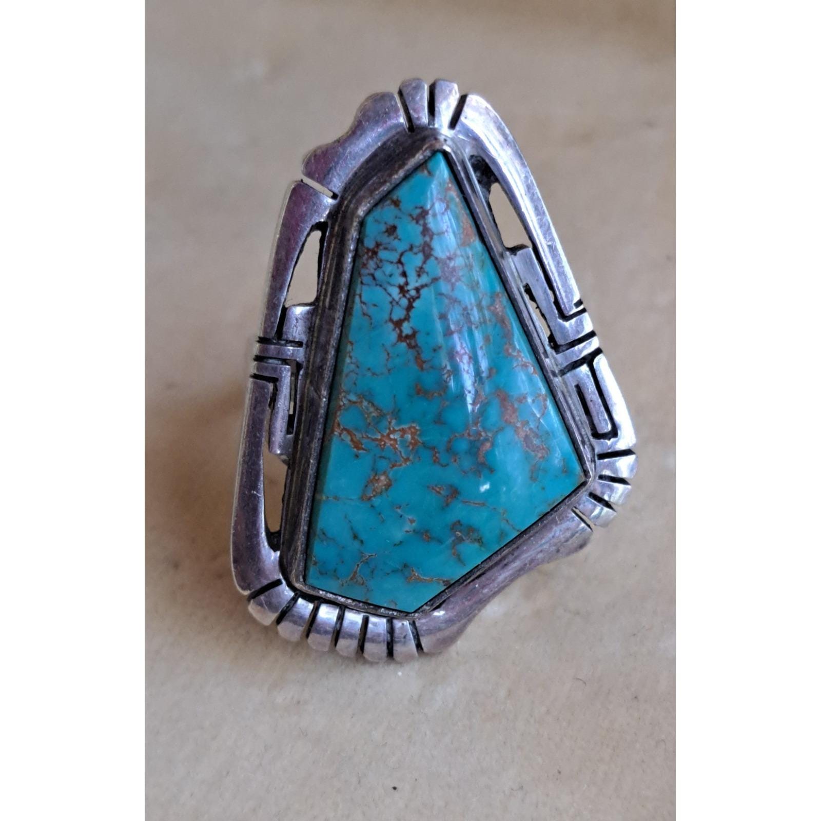 Jerry J. Nelson ターコイズ リング Jerry Nelson Navajo - Etsy