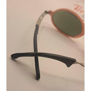 Vintage Pink Ray-Ban Orbs Sunglasses 80's Oval Bausch & Lomb Flash Mirror Lenses image 12