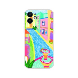Old San Juan Puerto Rico illustrated flexi case