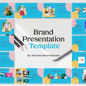 Editable Brand Presentation Template for Canva