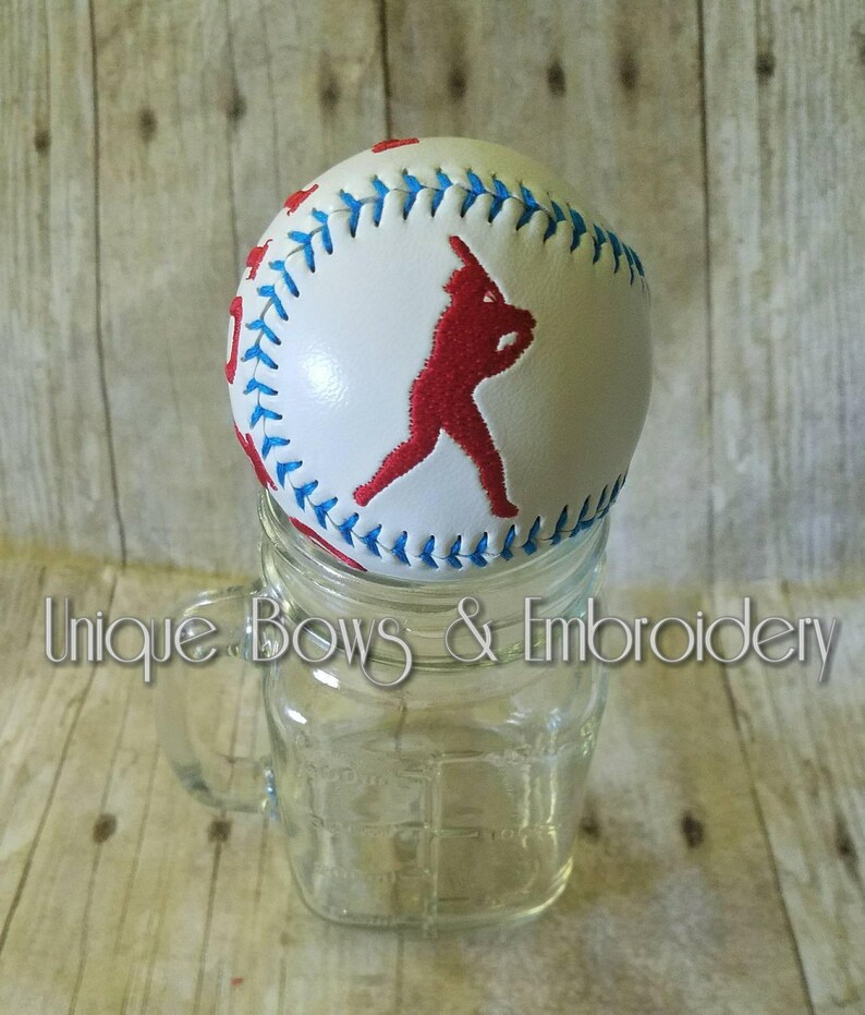Béisbol bordado decoración de béisbol personalizada regalo Etsy