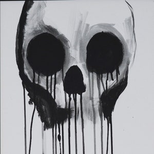 Schadel Abstract Skull Art Print
