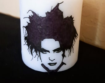 The Cure Robert Smith 80's Original Candle Custom candle Design