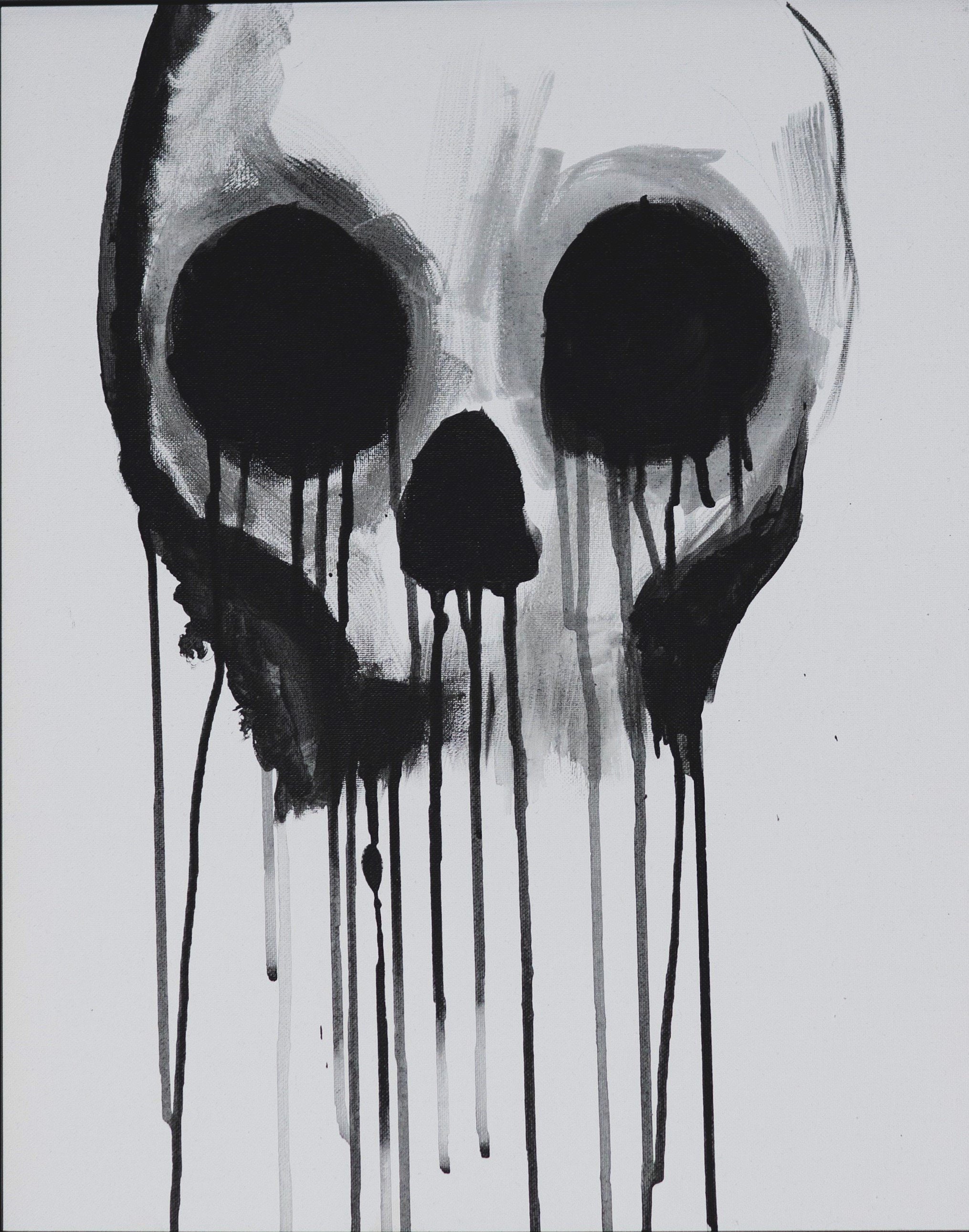 Schadel Abstract Skull Art Print
