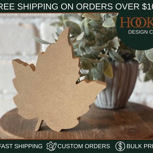 Unfinished Wooden Maple Leaf Cutout, Wooden Crafts, Wholesale Wood Cutouts, Wholesale Crafts, Fall Crafts, Fall Wood Blanks